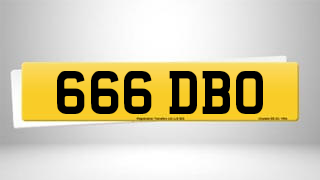 Registration 666 DBO